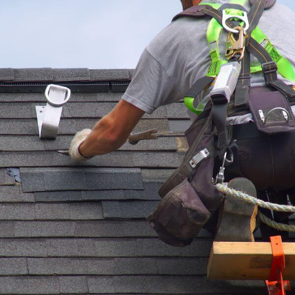 Roofer from Roofing Guys Brisbane replacing cracked and lifted shingles during a detailed roof repair in Brisbane. Roofer from Roofing Guys Brisbane replacing cracked and lifted shingles during a detailed roof repair in Brisbane.