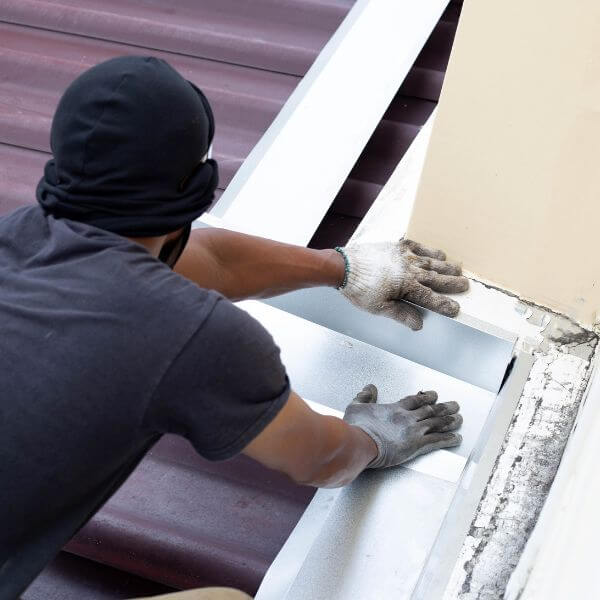 Roofing Guys Brisbane completing detailed roof repairs. We fix leaks, water damage, cracked tiles and rusted metal to keep homes safe and dry.