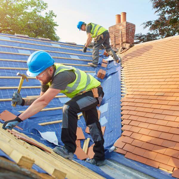 Roofing Guys Brisbane installing a new tiled roof with expert care and precision. We handle new roofs for renovations, extensions, and new builds across Brisbane.